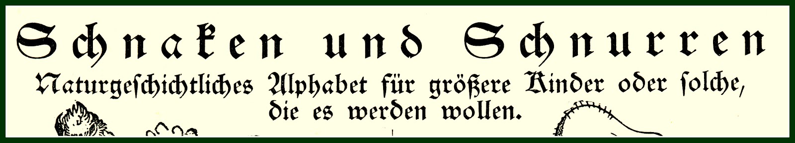 Fraktur Lernen Mit Wilhelm Busch Neu Der Unverschamte Igel