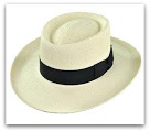 Flat top Panama Hat from The Hat House NY