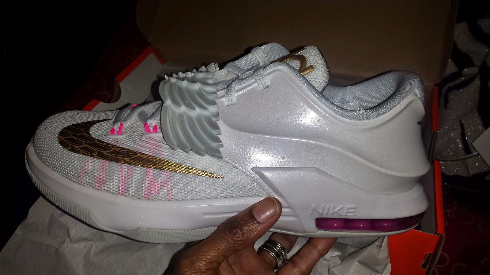 kd 7 aunt pearl on feet