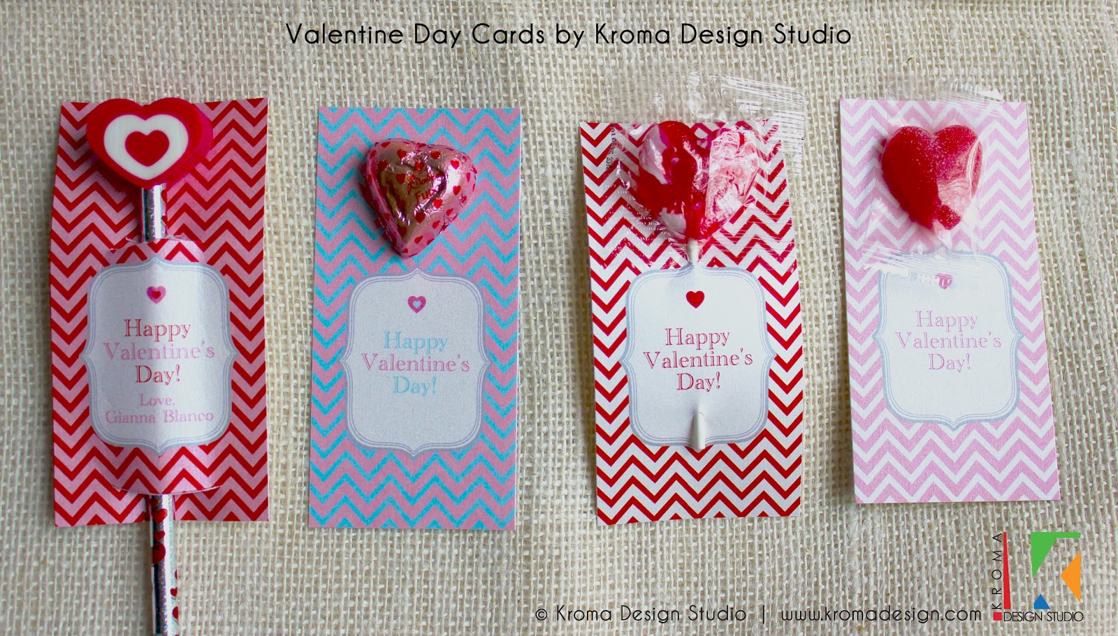 FREE Printable Valentine Day Cards ~ Kroma Design Studio | Today's Party Ideas1600 x 911