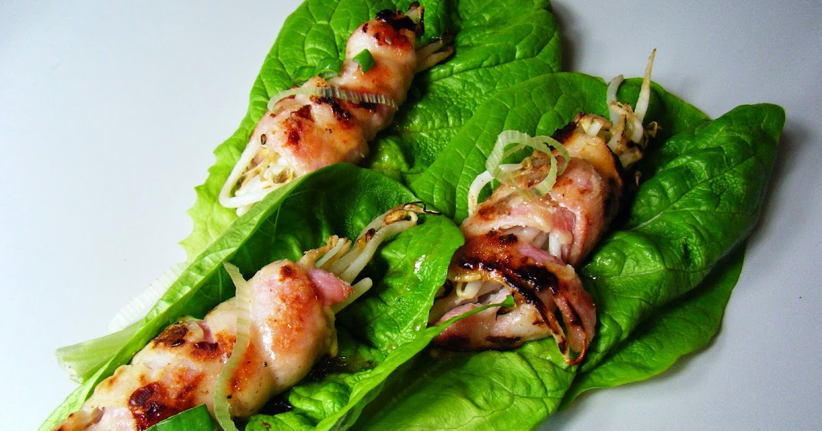 Bacon Wrapped Sesame Bean Sprouts