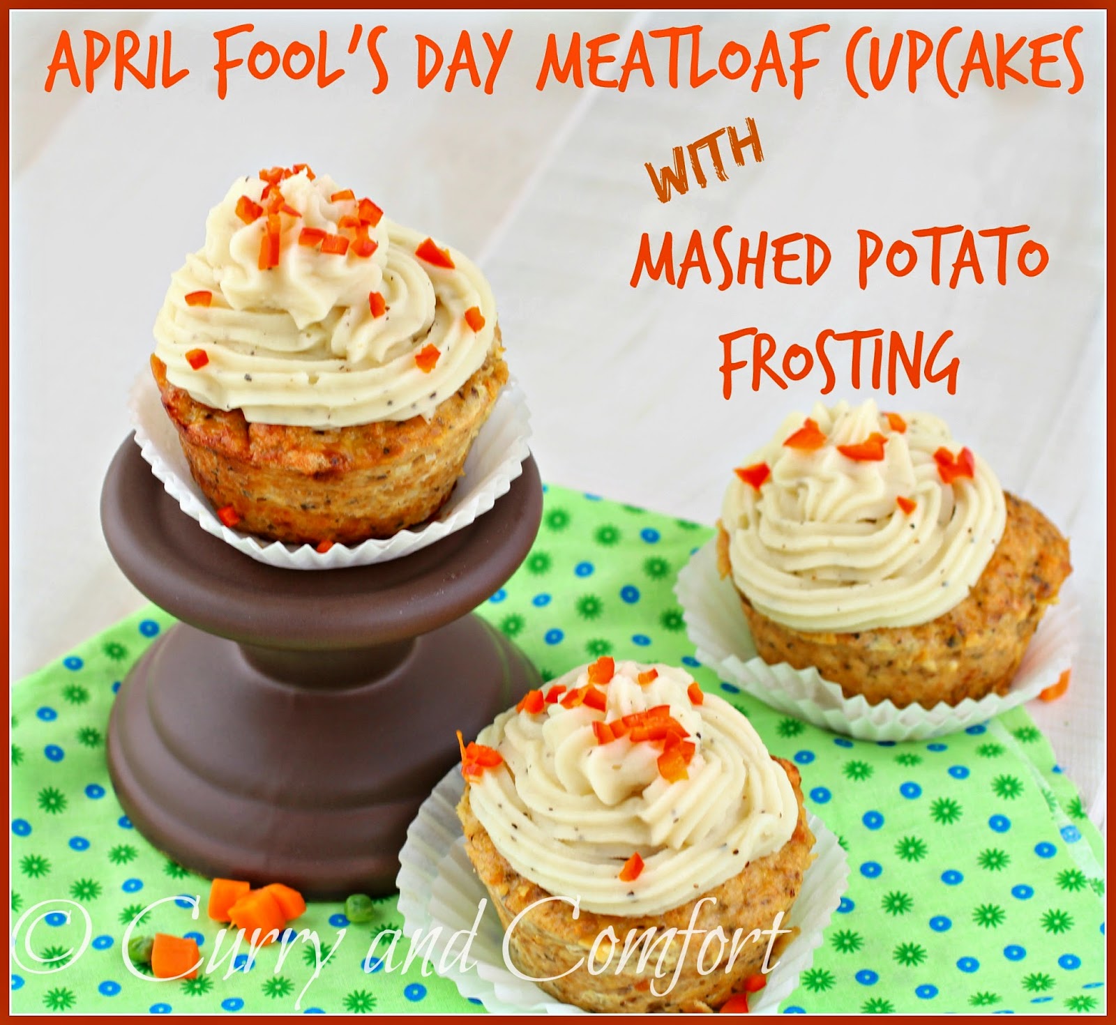 Kitchen Simmer April Fool's Day Meatloaf and Mashed Potato Cupcakes