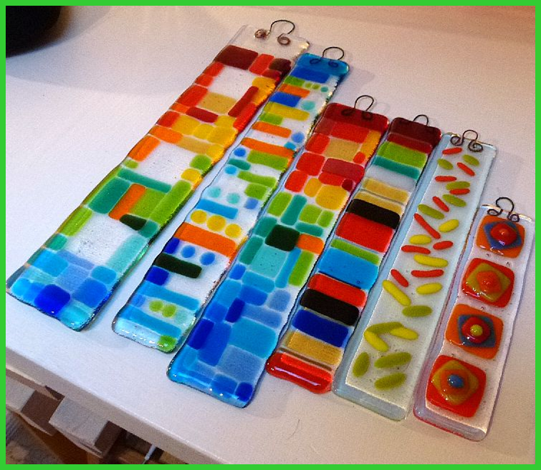 I LOVE RED Glass Fusing for Christmas