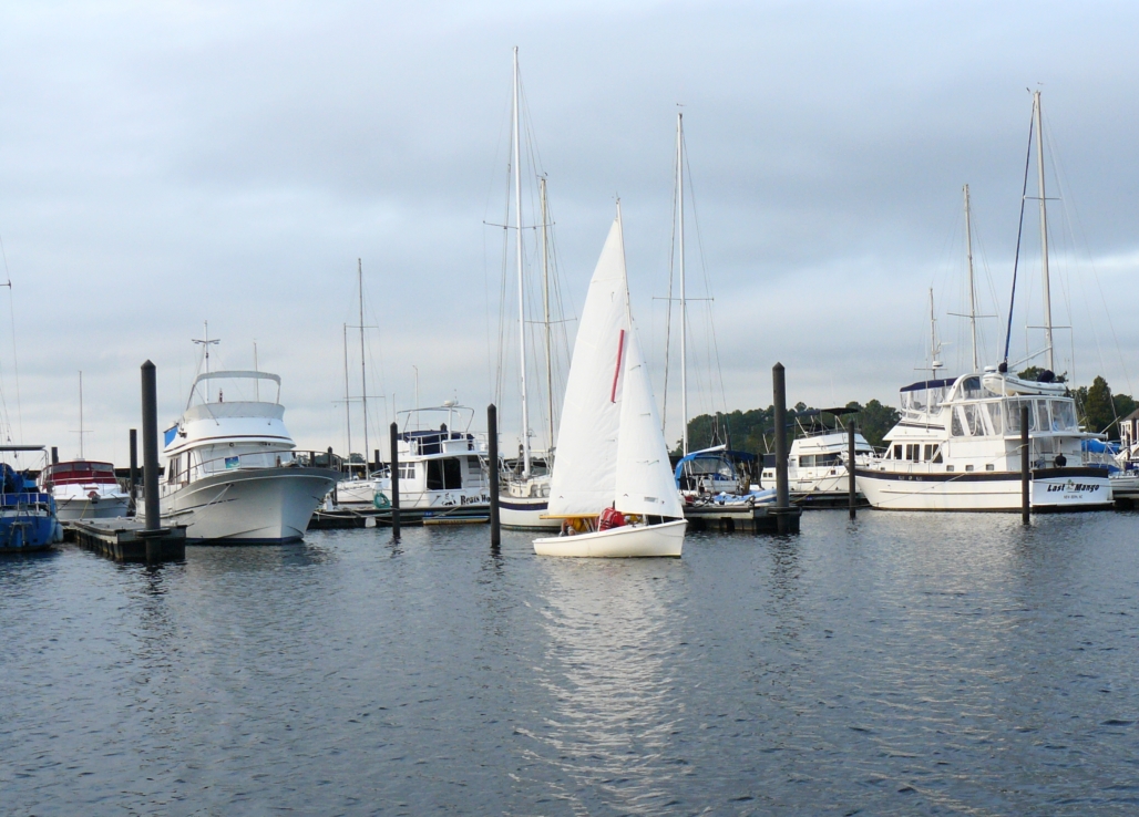 New Bern High School Naval Junior ROTC Sailing Basic Maneuvers