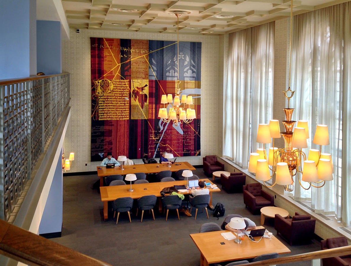 John Nava Studio Firestone Library Reading Room Tapestry Project