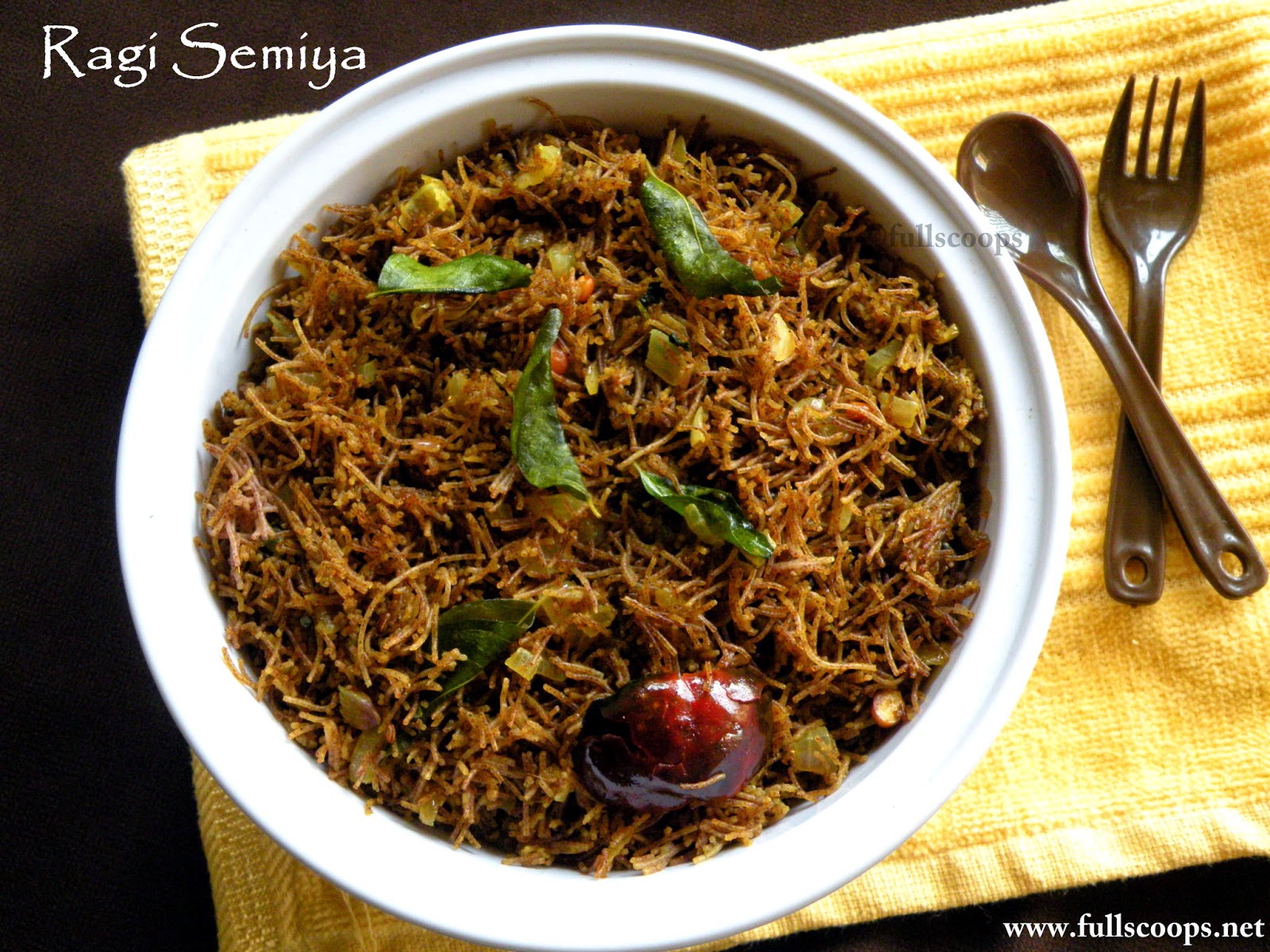 Ragi Semiya Upma Ragi Vermicelli Upma Finger Millet Noodles Full