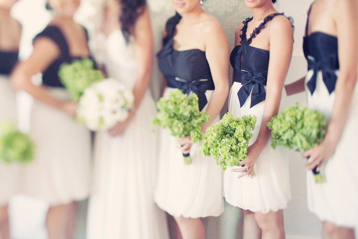WhiteAzalea Bridesmaid Dresses Black and White Bridesmaid Dresses