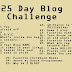 25 Days Blog Challange #Day1