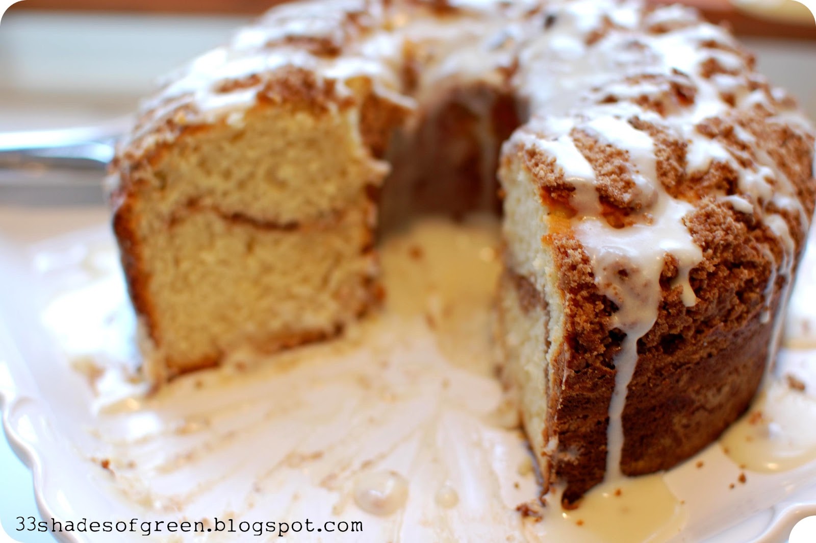 33 Shades of Green Tasty Tuesdays Yogurt Coffee Cake