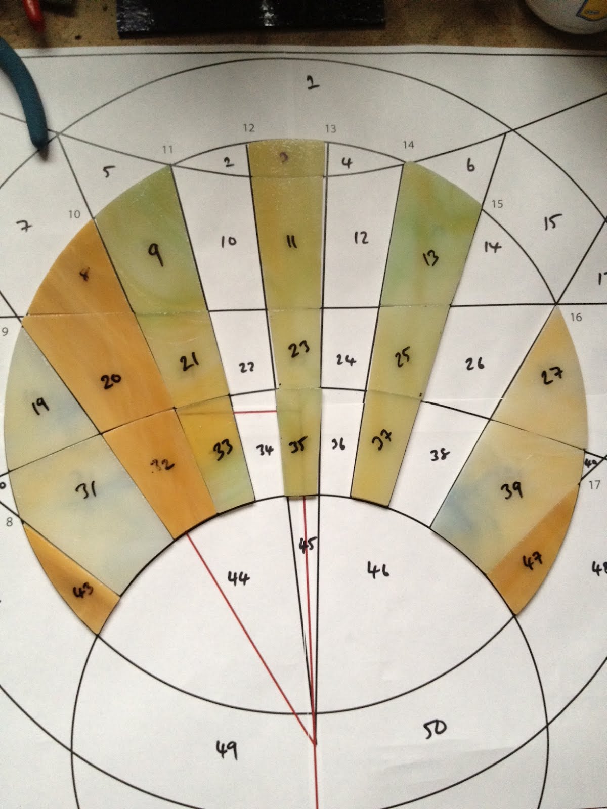 Drilling Holes In The Sky Stained Glass Sundial