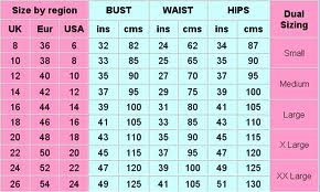 redefining the face of beauty shop international and american cloth size chart