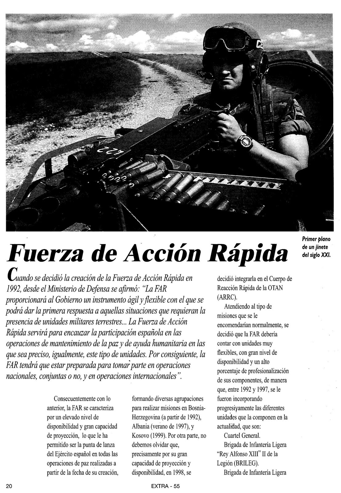 LITERATURA LEGIONARIA FUERZA DE ACCION RAPIDA