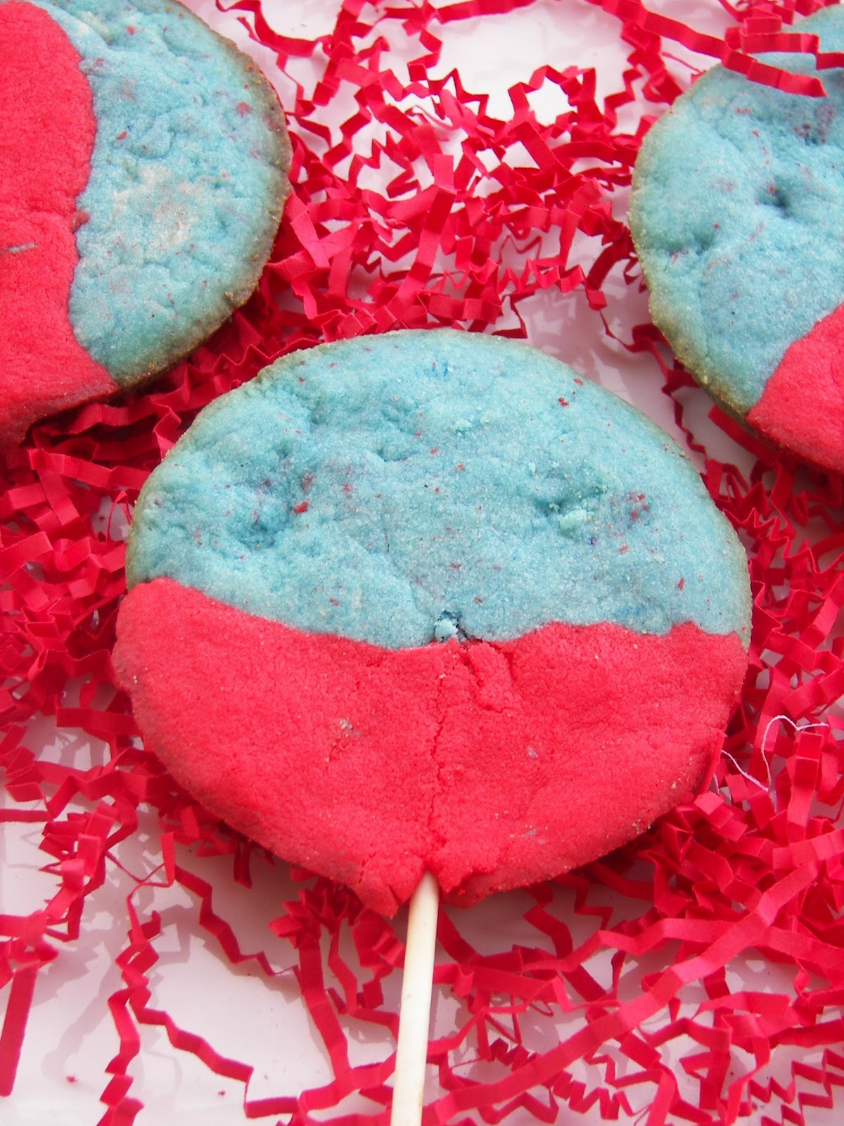 Red Couch Recipes JelloO Lollipop Cookies