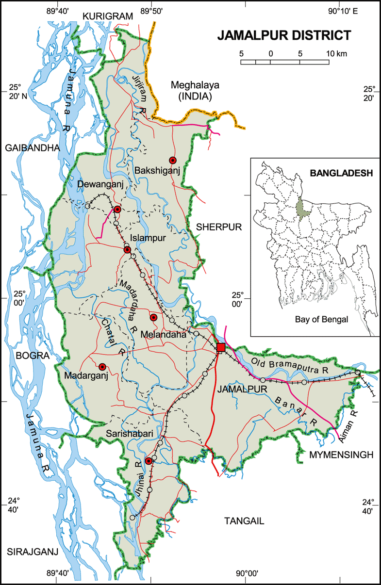 jamalpur map