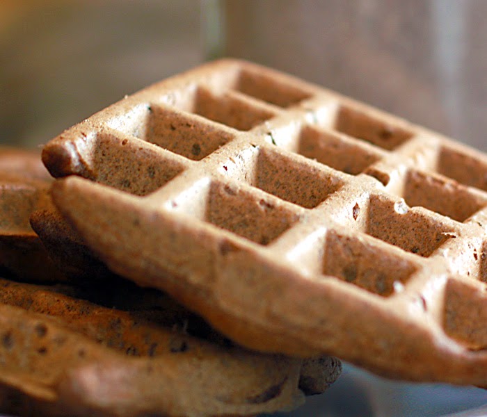 Andrea's Easy Vegan Cooking Buckwheat waffles (glutenfree)
