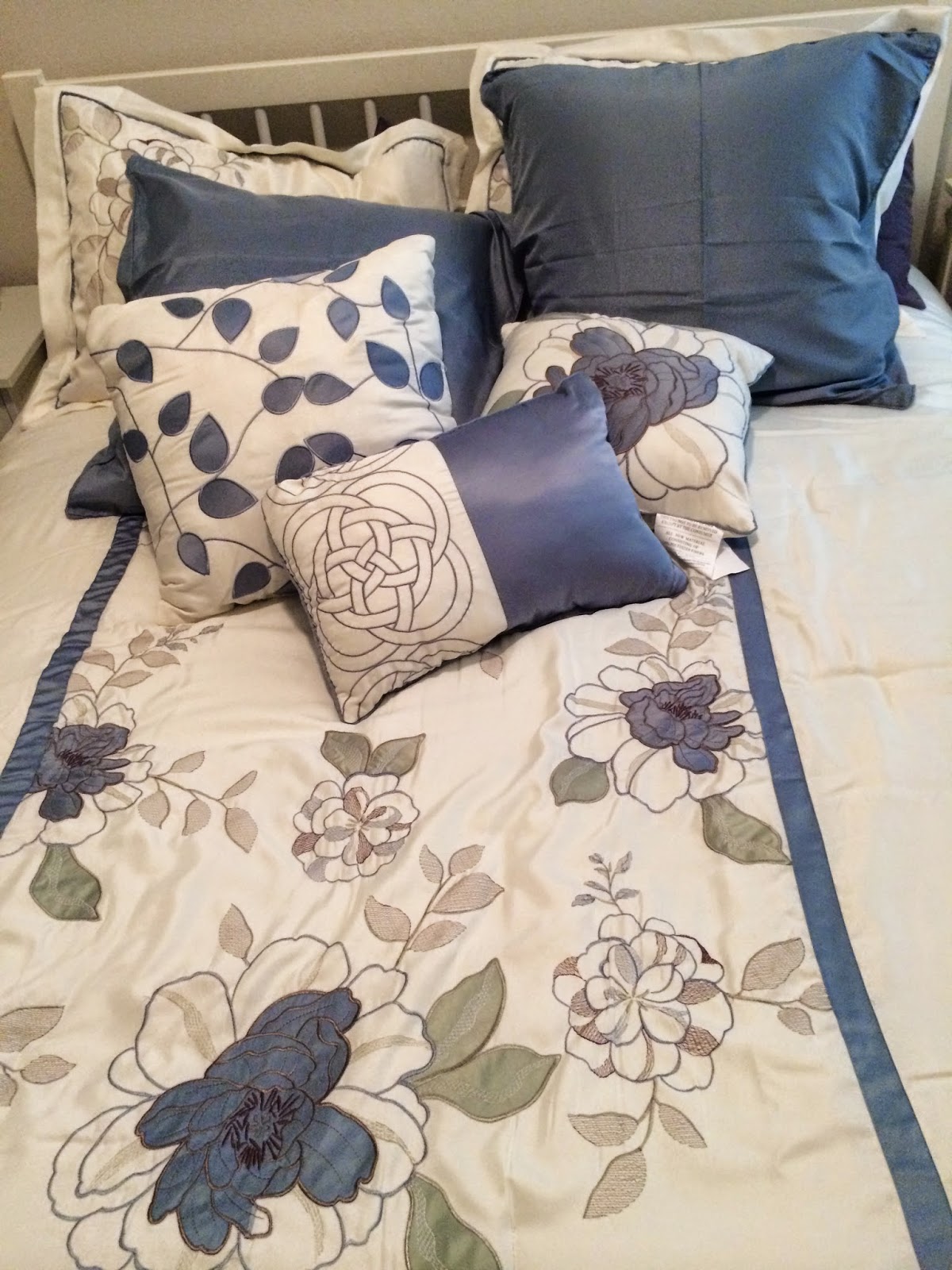 SK Designs Raised Swag with Bling inspired by Houzz