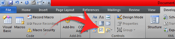 Cara Menambahkan Check Box Pada Dokumen Word Cara Menambahkan Check Box Pada Dokumen Word