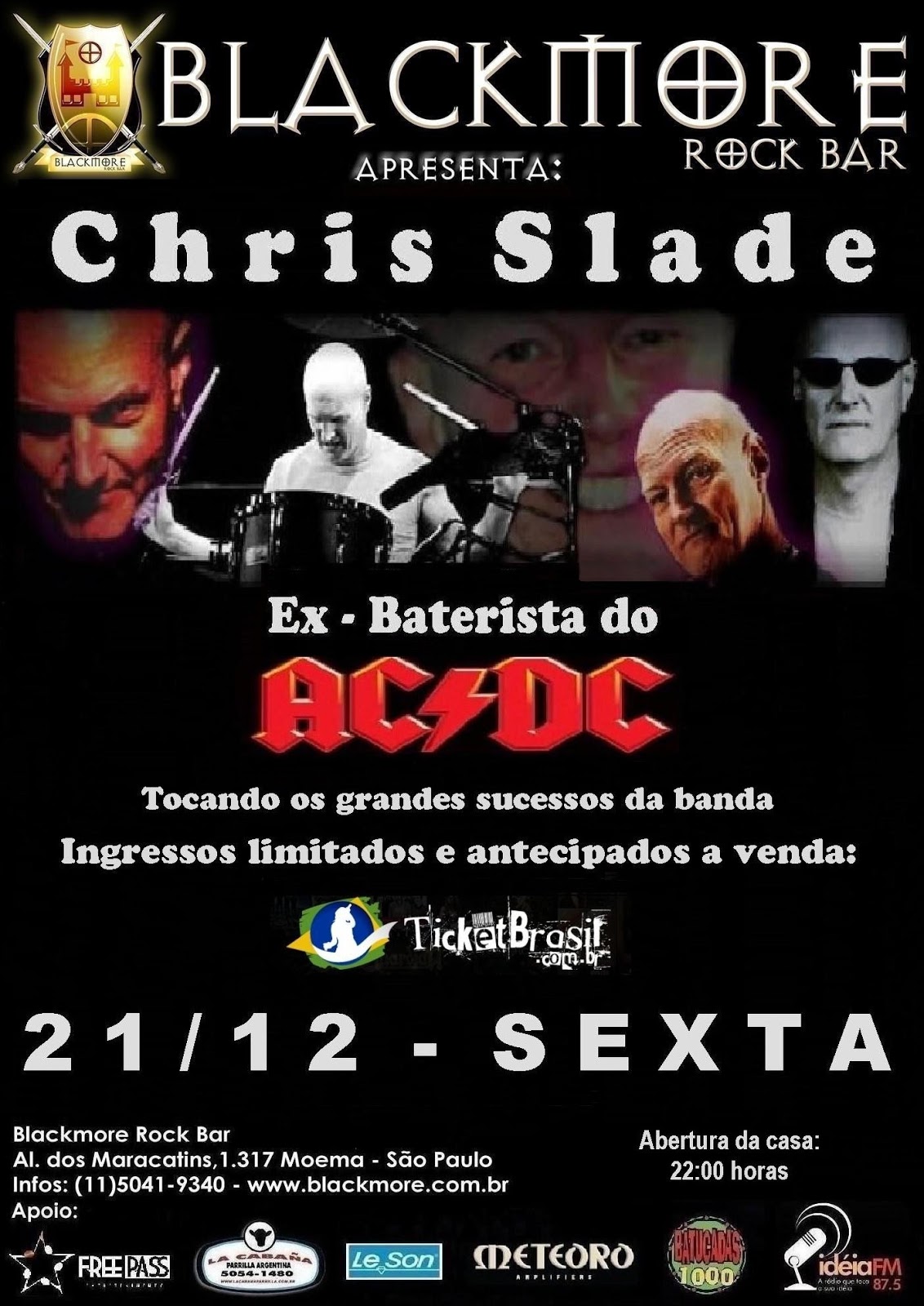 Chris Slade no Blackmore