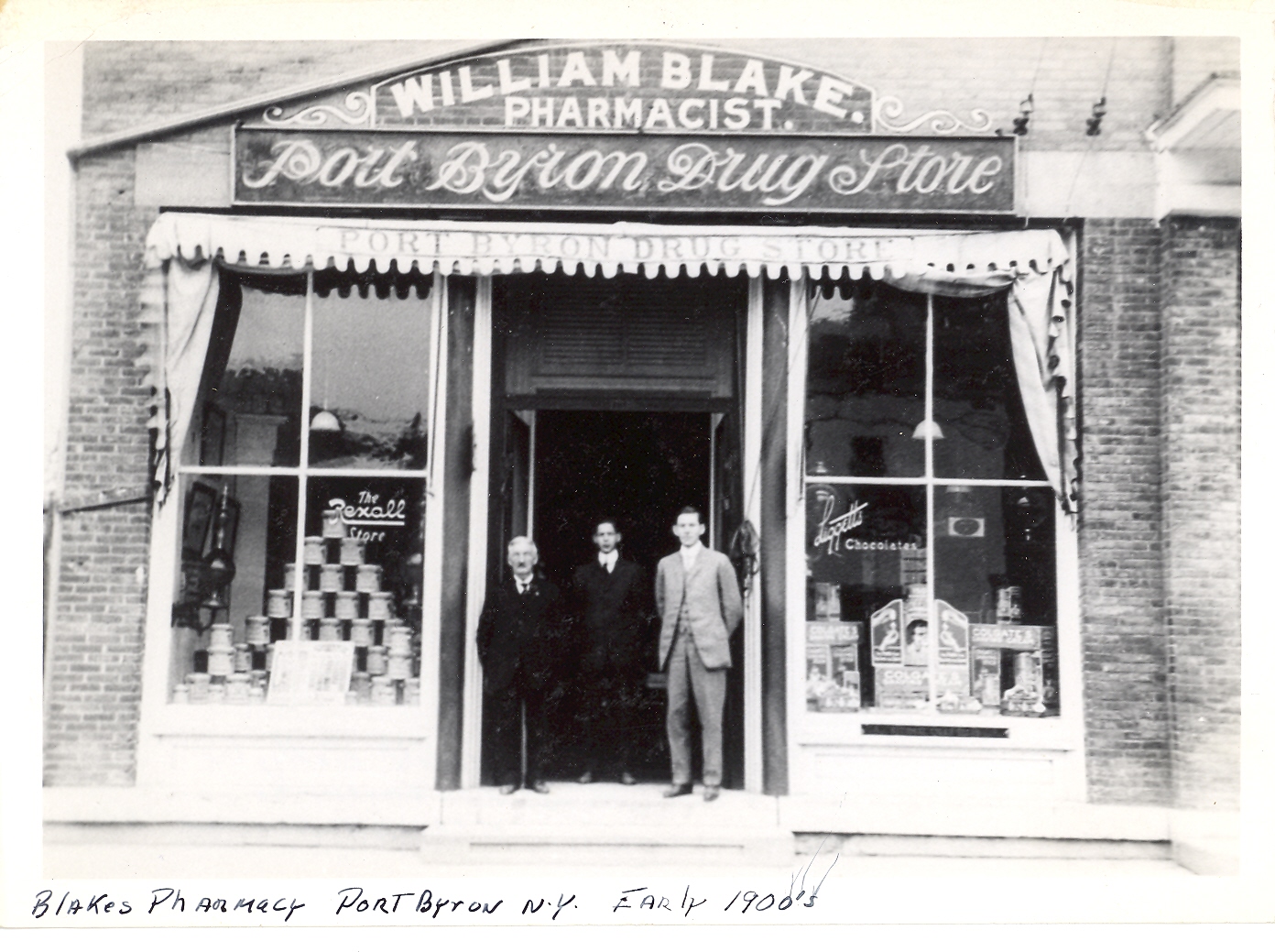 Blake's Pharmacy Lock 52 Historical Society of Port Byron NY