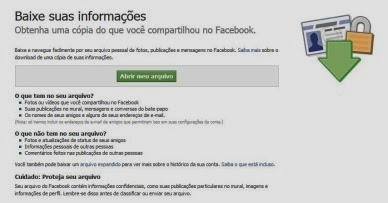 backup dos dados facebook backup-informações-pessoais-facebook