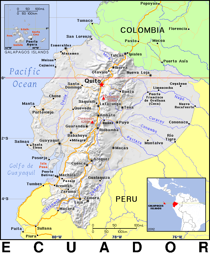 Ecuador Map