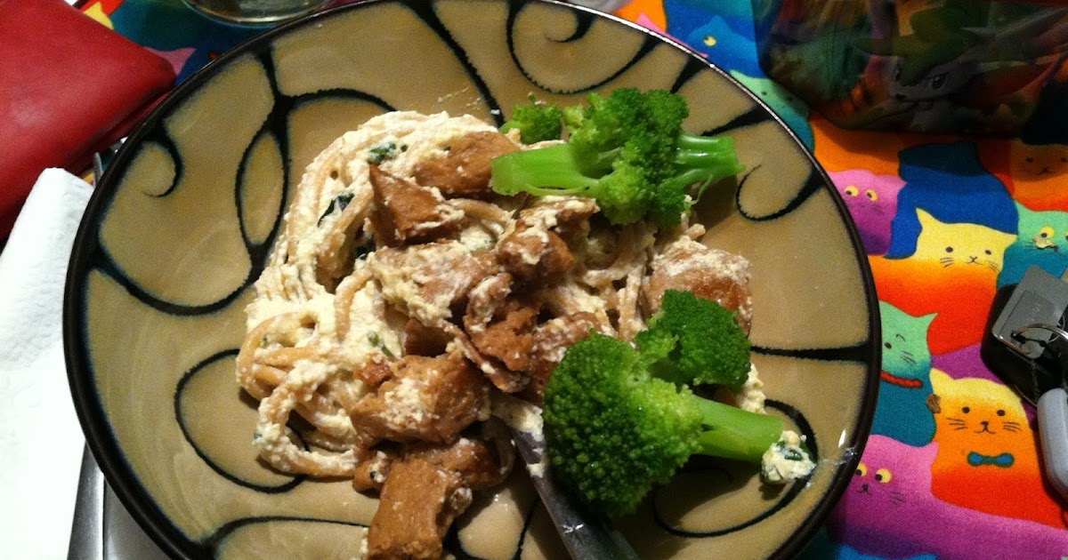 Vegan Food! Every day! Every day! Vegan Food! Tofu Linguine Alfredo