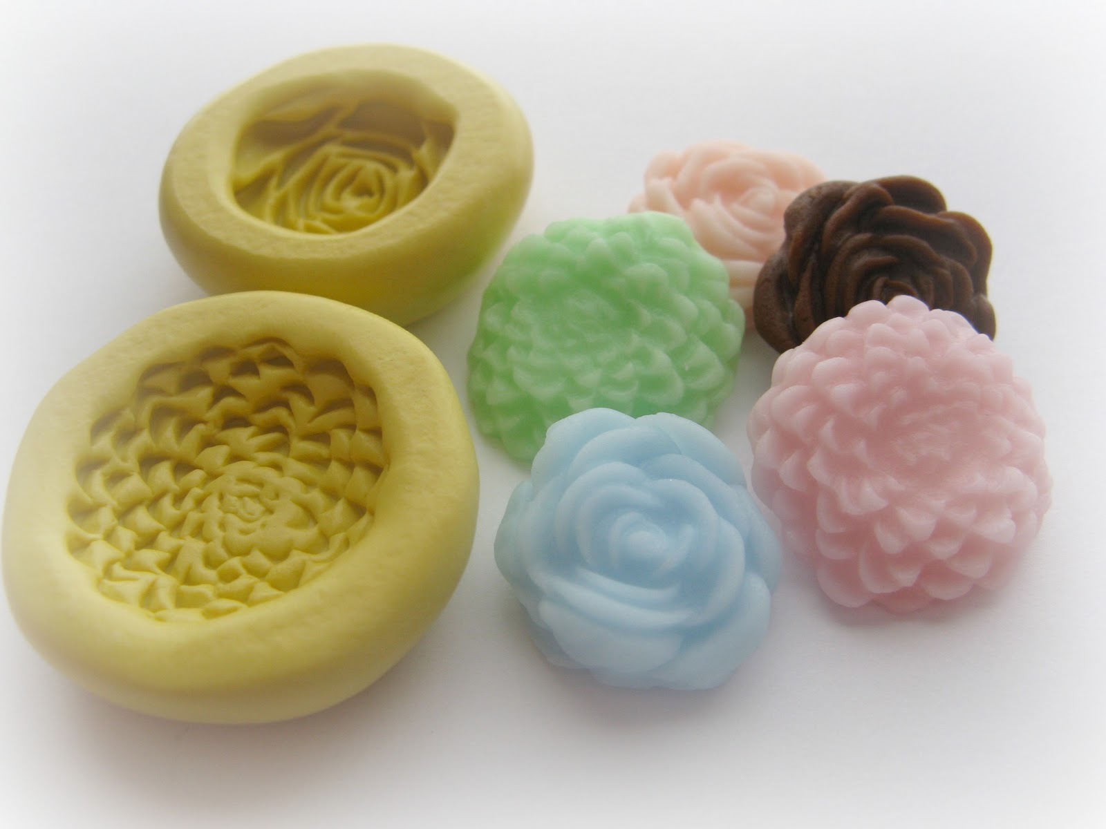 Dinkalulu Silicone Molds Fondant Flower Molds