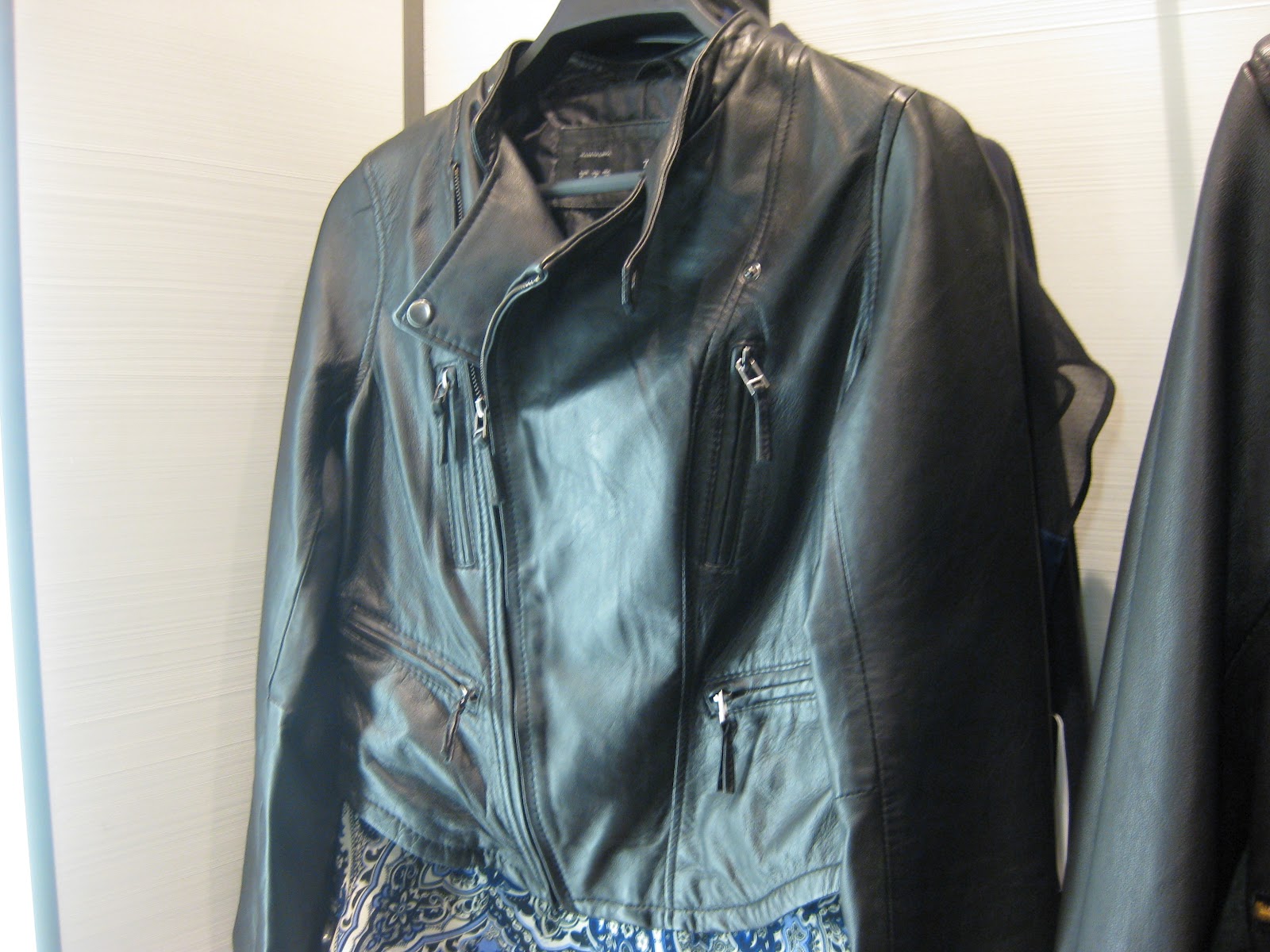 zara brand leather jacket