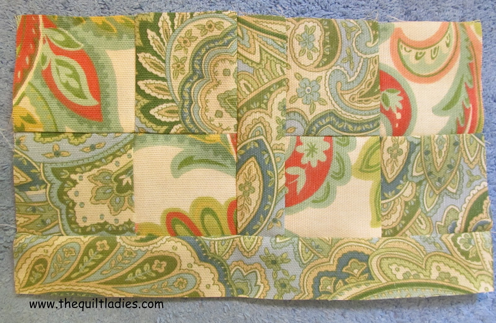 The Quilt Ladies How to make a Quilt Pieced Pillow Pattern