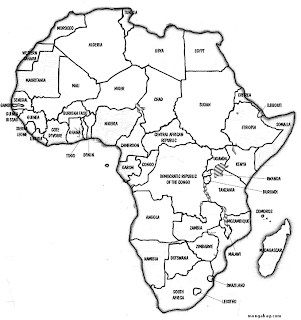 PROJETO ECO-ESCOLA E.E. PADRE ANTONIO VELASCO: MAPA ÁFRICA - POLÍTICO