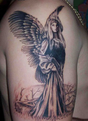 Angel Tattoo Designs Cool Body Art For 2011