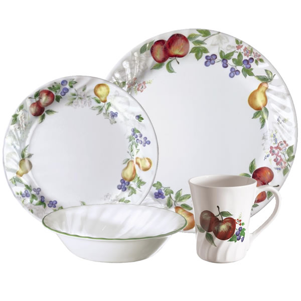 women2u.beautique Corelle Round 16pc Set