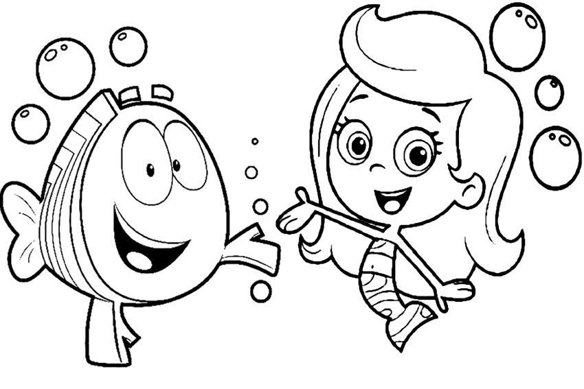 Accomplished image with regard to bubble guppies printable coloring pages Unforgettable image within bubble guppies printable coloring pages