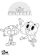 El Increible Mundo-de-Gumball para colorear pintar recortar pegar e imprimir el increible mundo de gumball para dibujar colorear pintar recortar pegar imprimir 