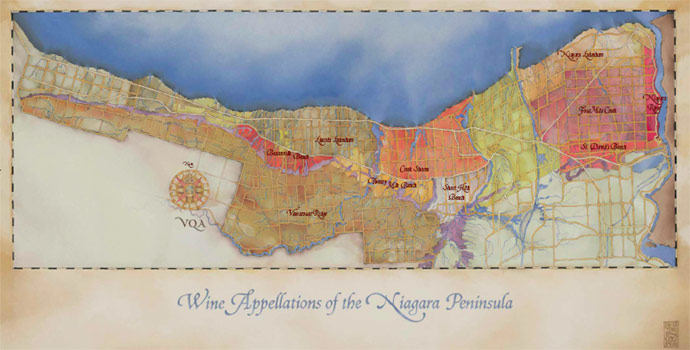 Wine Appellations of the Niagara Peninsula