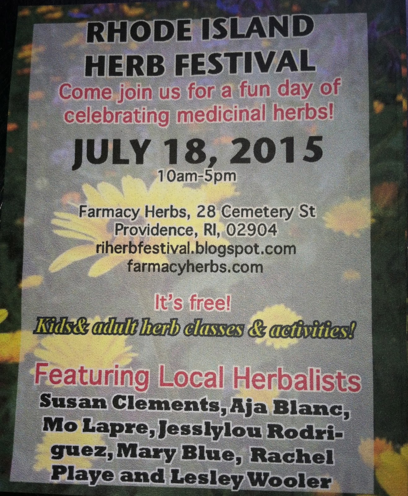 Rhode Island Herb Festival Rhode Island Herb Festival is right around the corner!!