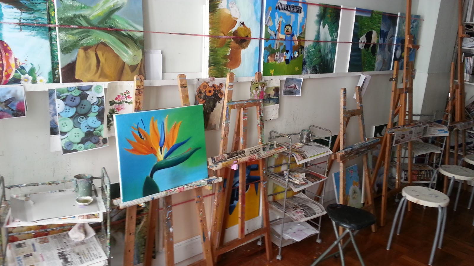 Shirley's Art House Causeway Bay, Hong Kong Morning stairs