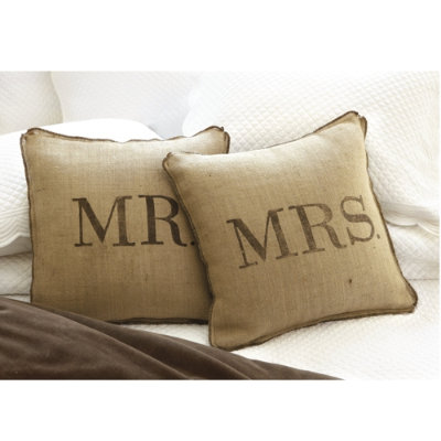 I really should be sleeping....: Ballard Designs Mr. & Mrs. Pillows