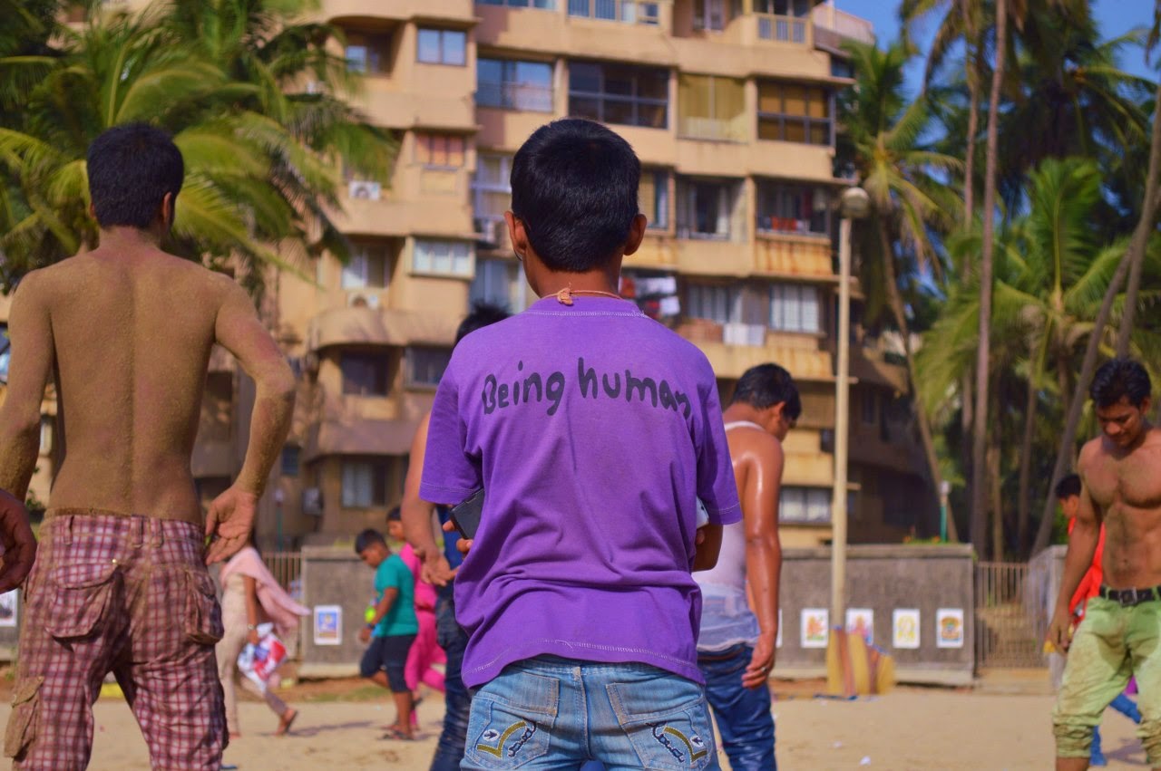 Boy watching Kabbadi