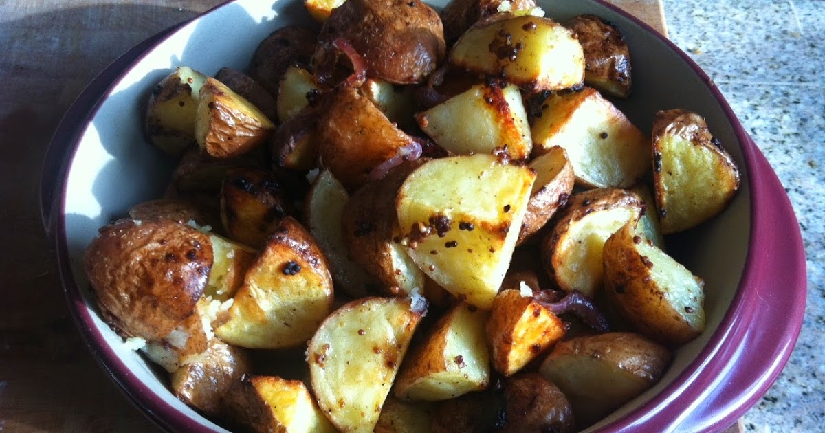 Becky Has Been Blogging: Stick to Your Ribs Mustard Roasted New Potatoes