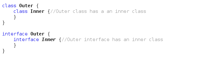 inner class java