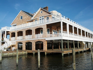 West end of the Bay Head Yacht Club building, Bay Head, New Jersey