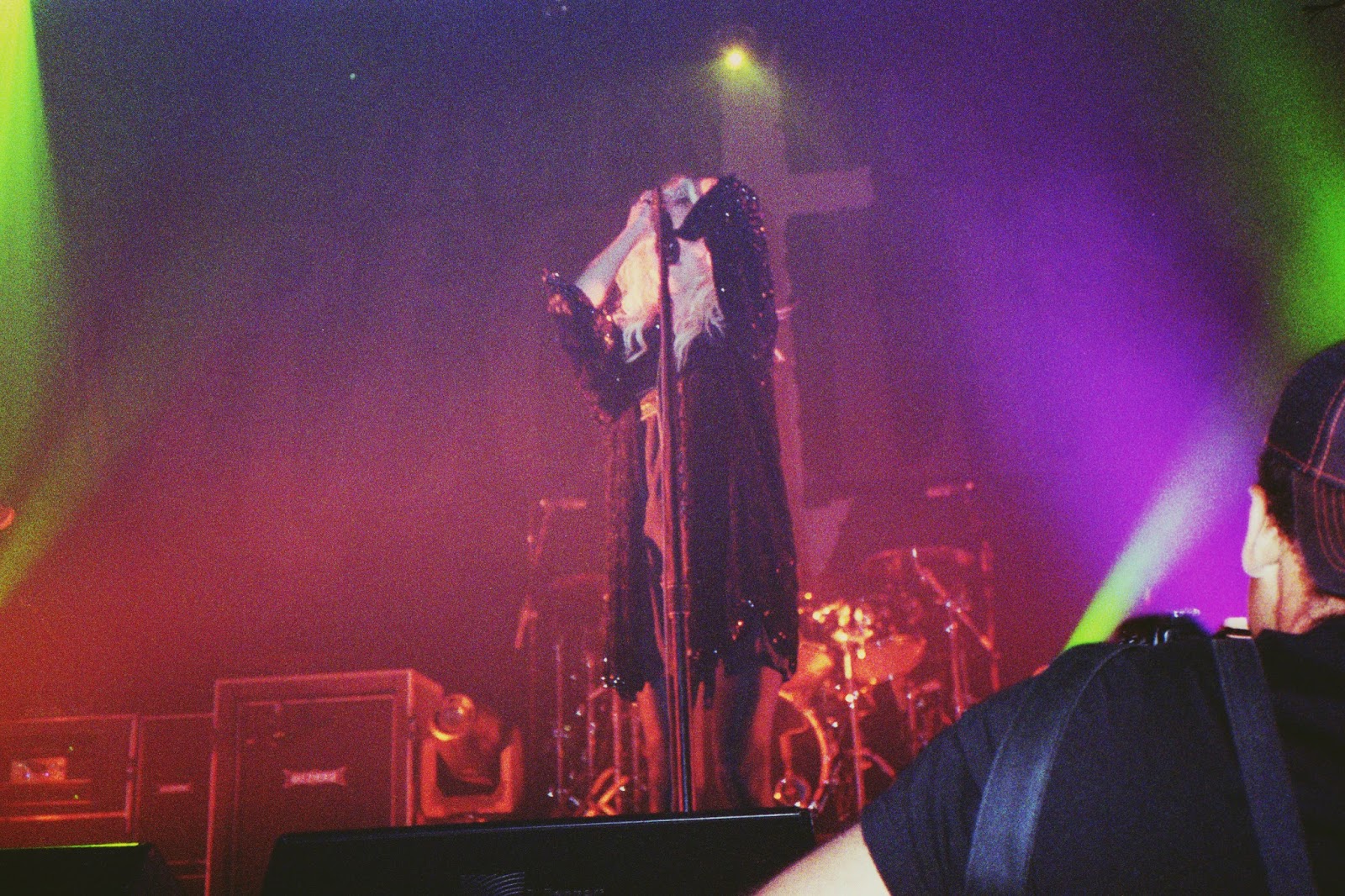 35mm photo of Taylor Momsen on stage in San Francisco.