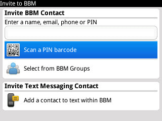 Scan a PIN barcode