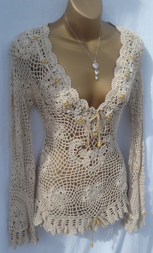 ergahandmade Crochet Top + Diagrams