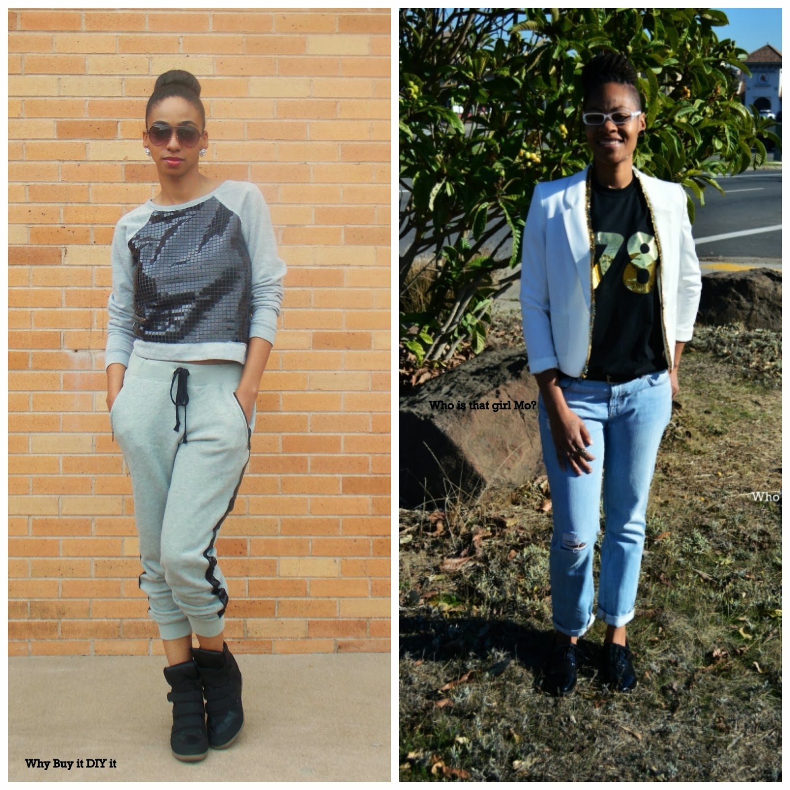 DIY Sequin Trim Blazer