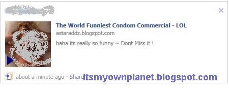 FACEBOOK SCAM ALERT] The World Funniest Condom Commercial - LOL