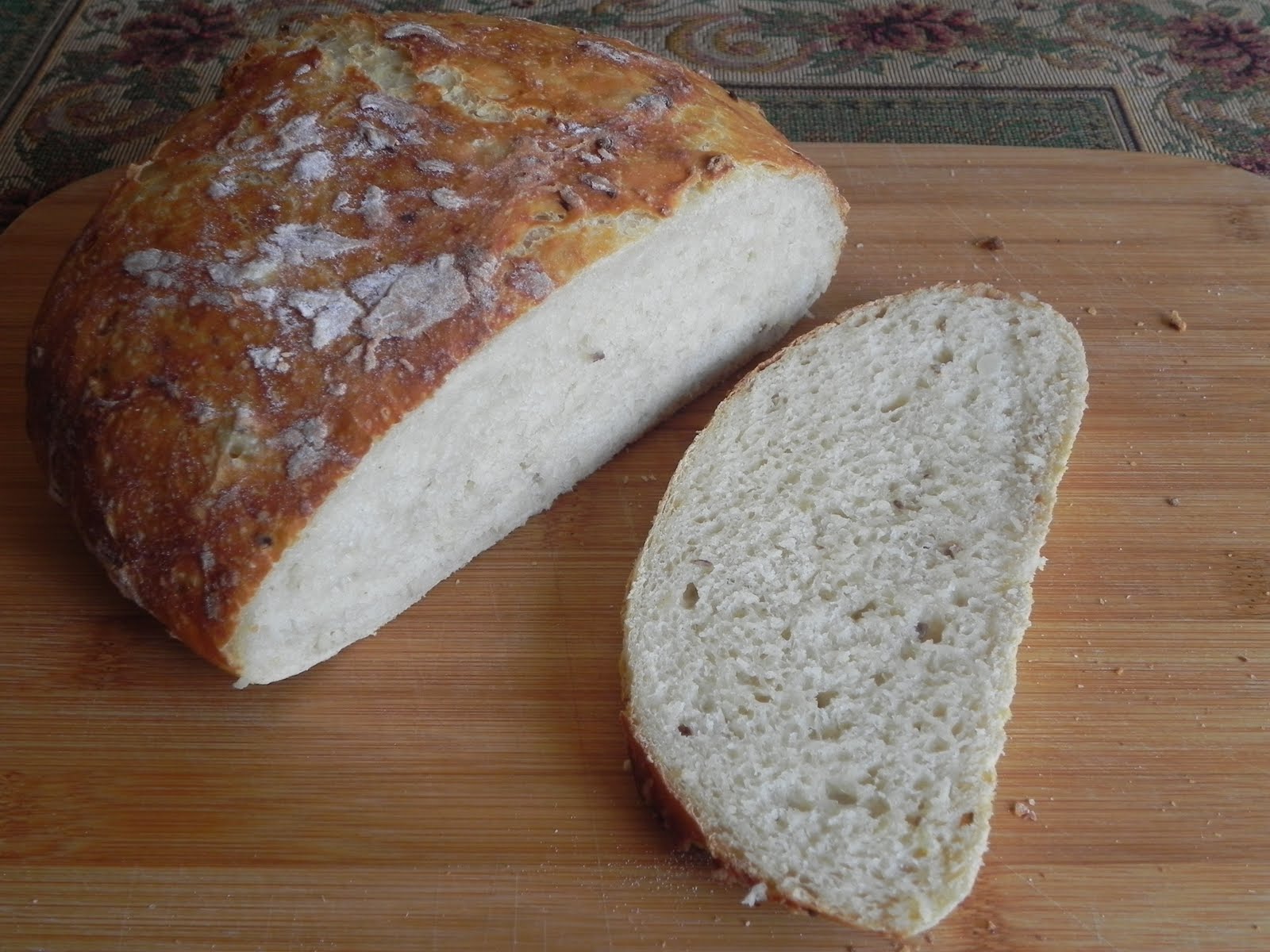 Farrah's Food Adventures Roasted Garlic Potato Bread