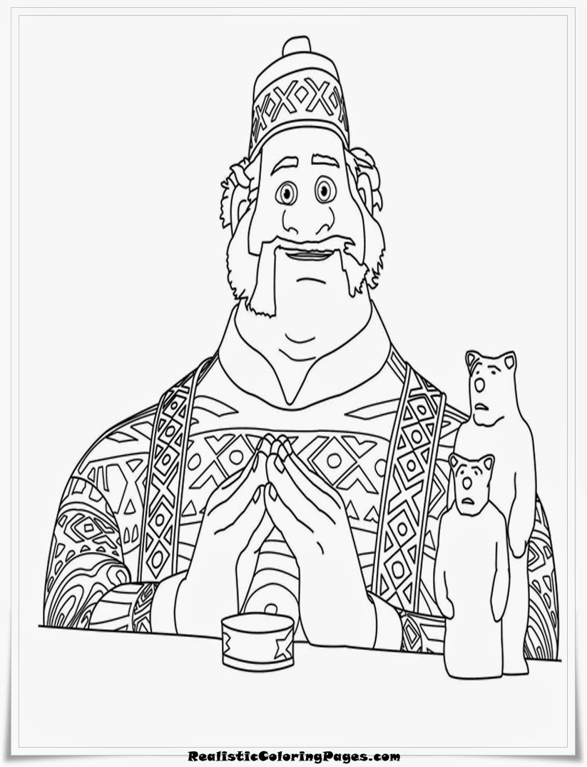 Trolls Frozen Coloring Pages