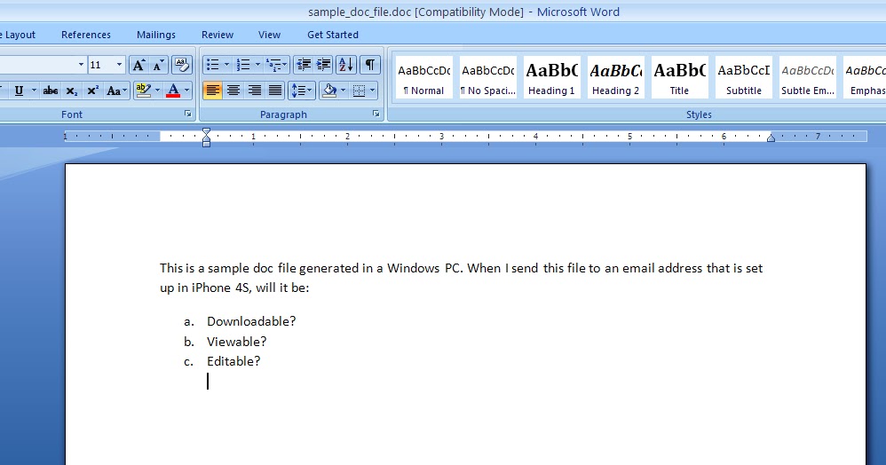 How to Open and Save Doc Files in iPhone 4S for Free | iPhone Tips and